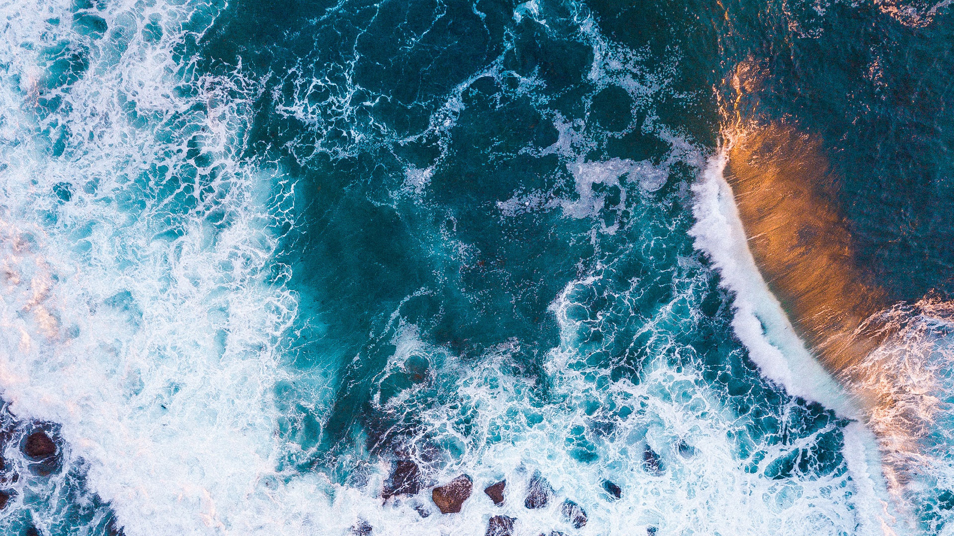 Rough sea